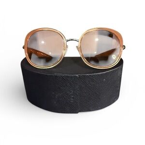 Prada Oversized Round Sunglasses | Made in Italy
